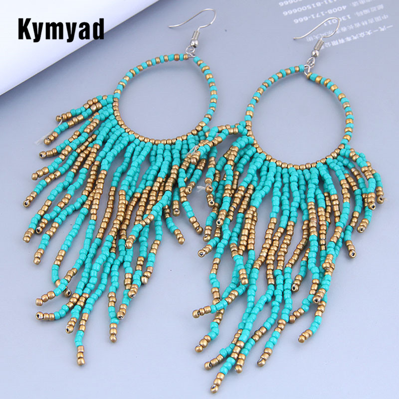 Ethnic Fashion Trends 2025 - Серьги Kymyad, тренд 2025, новые длинные