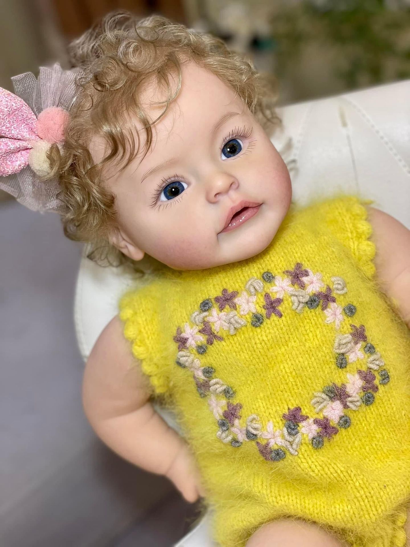 Kids Ethnic Fashion - Кукла-реборн SUESUE 60 см, девочка с
