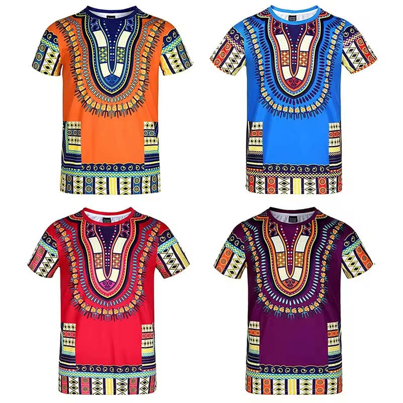 Kids Ethnic Fashion - Летняя футболка Harajuku с 3D принтом