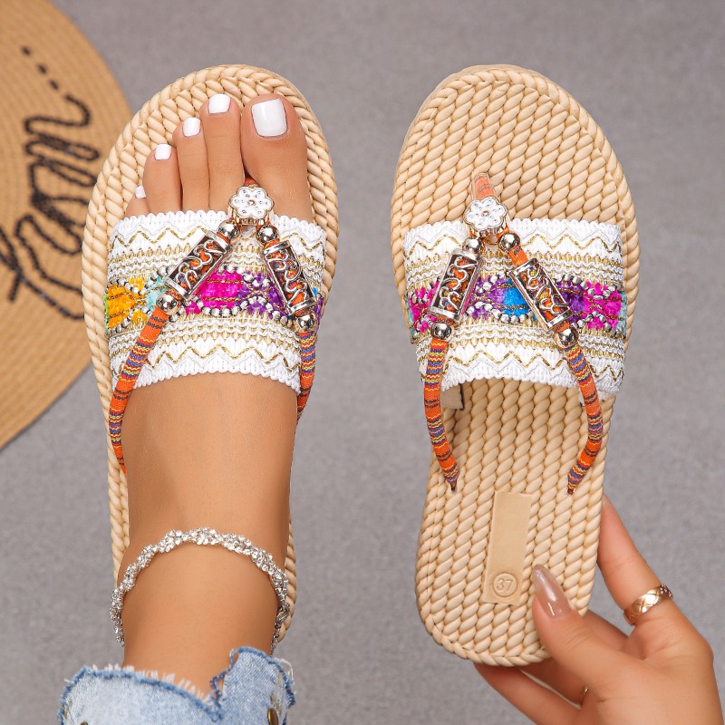 Ethnic Modern Fashion - Женские тапочки, уличная обувь ручной работы,