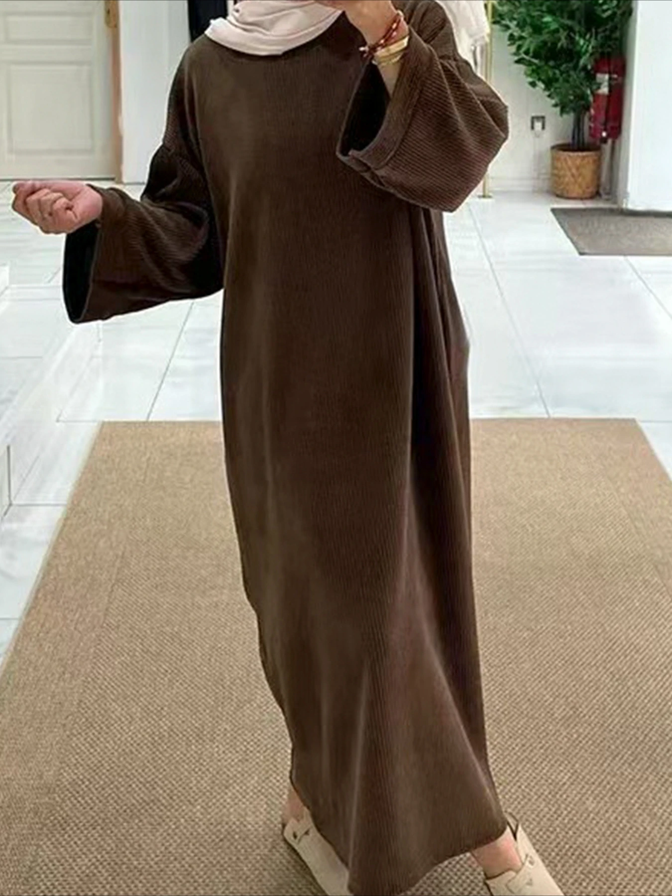 Jalabiya Women Arabic - Ид мусульманские женщины скромные платья Рамадан