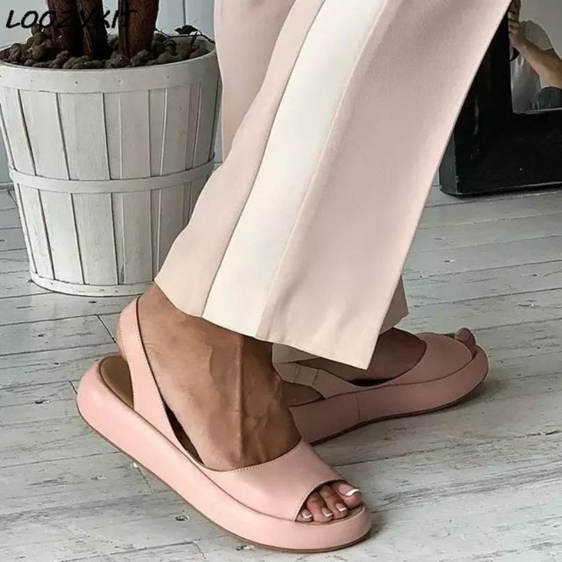 Ethnic Modern Fashion - Женские шлепанцы-сабо на платформе из ПУ,