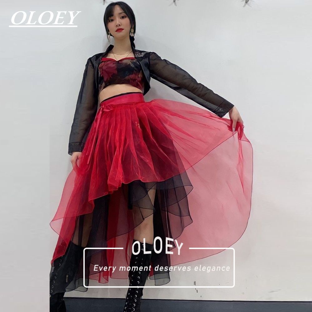 Hanbok Modern Set - Комплект OLOEY Modern Red Black Concert