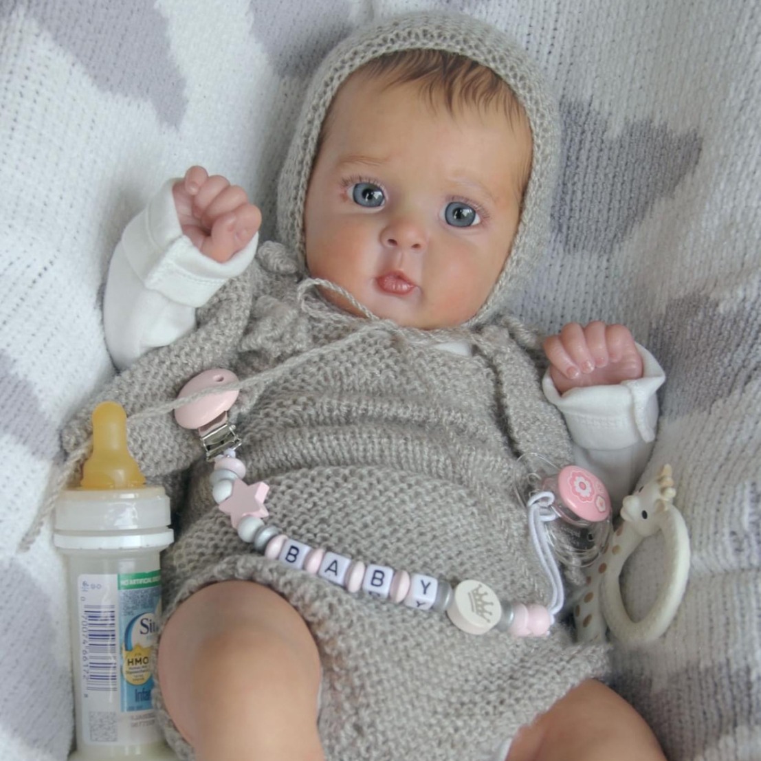 Kids Ethnic Fashion - Кукла новорожденная Реалистичная из силиконовой ткани,