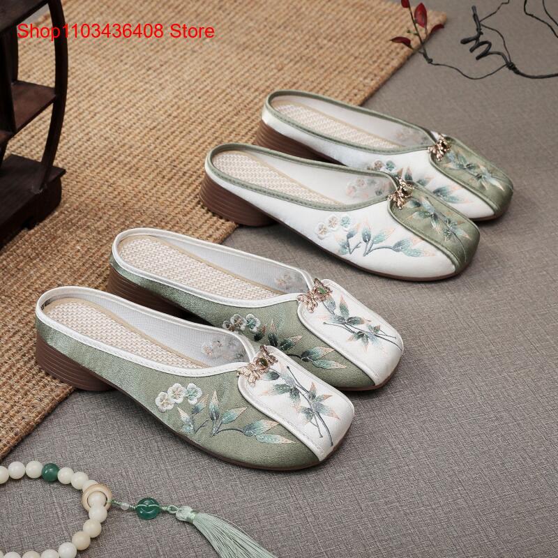 Новые вышитые домашние тапочки – обзор и цена New Ethnic Fashion
