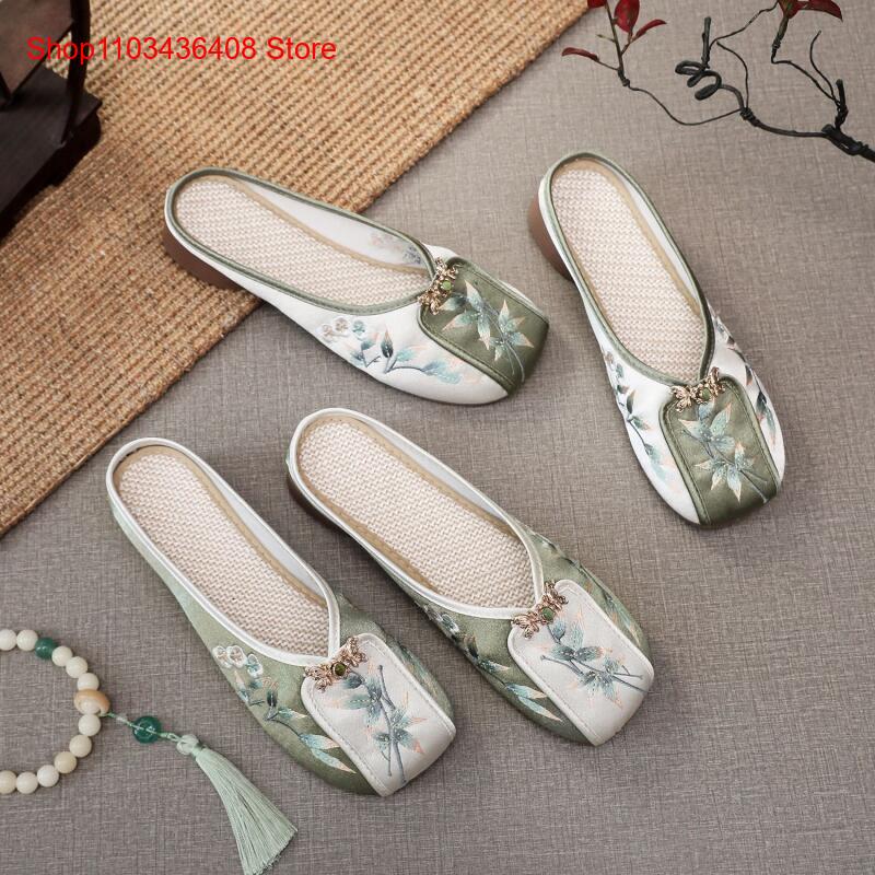 Новые вышитые домашние тапочки – обзор и цена New Ethnic Fashion
