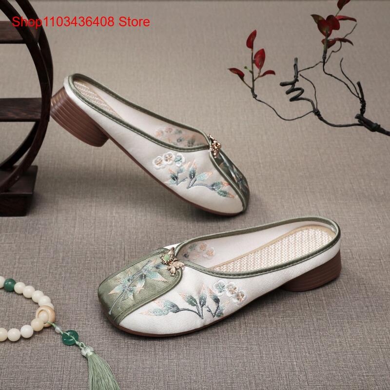Новые вышитые домашние тапочки – обзор и цена New Ethnic Fashion