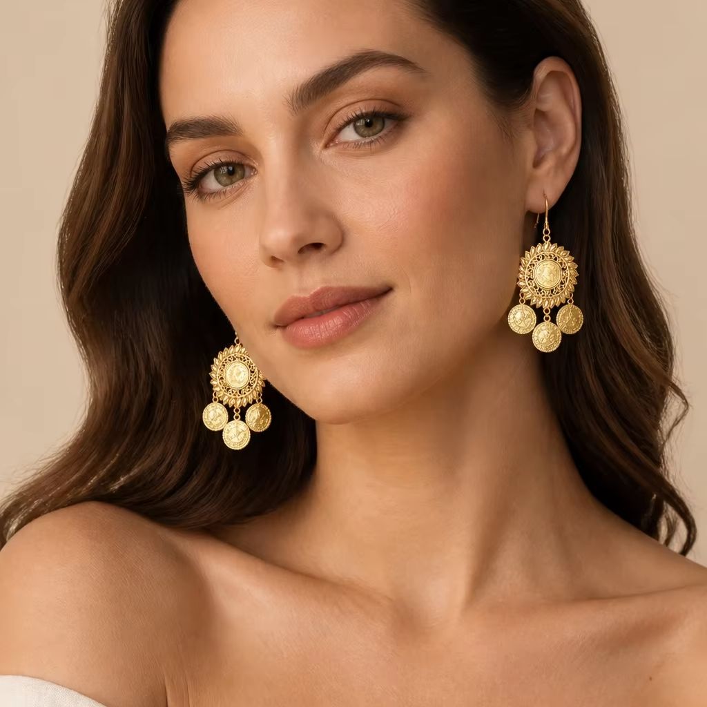 Винтажные этнические серьги KD – обзор и цена Ethnic Fashion Co In