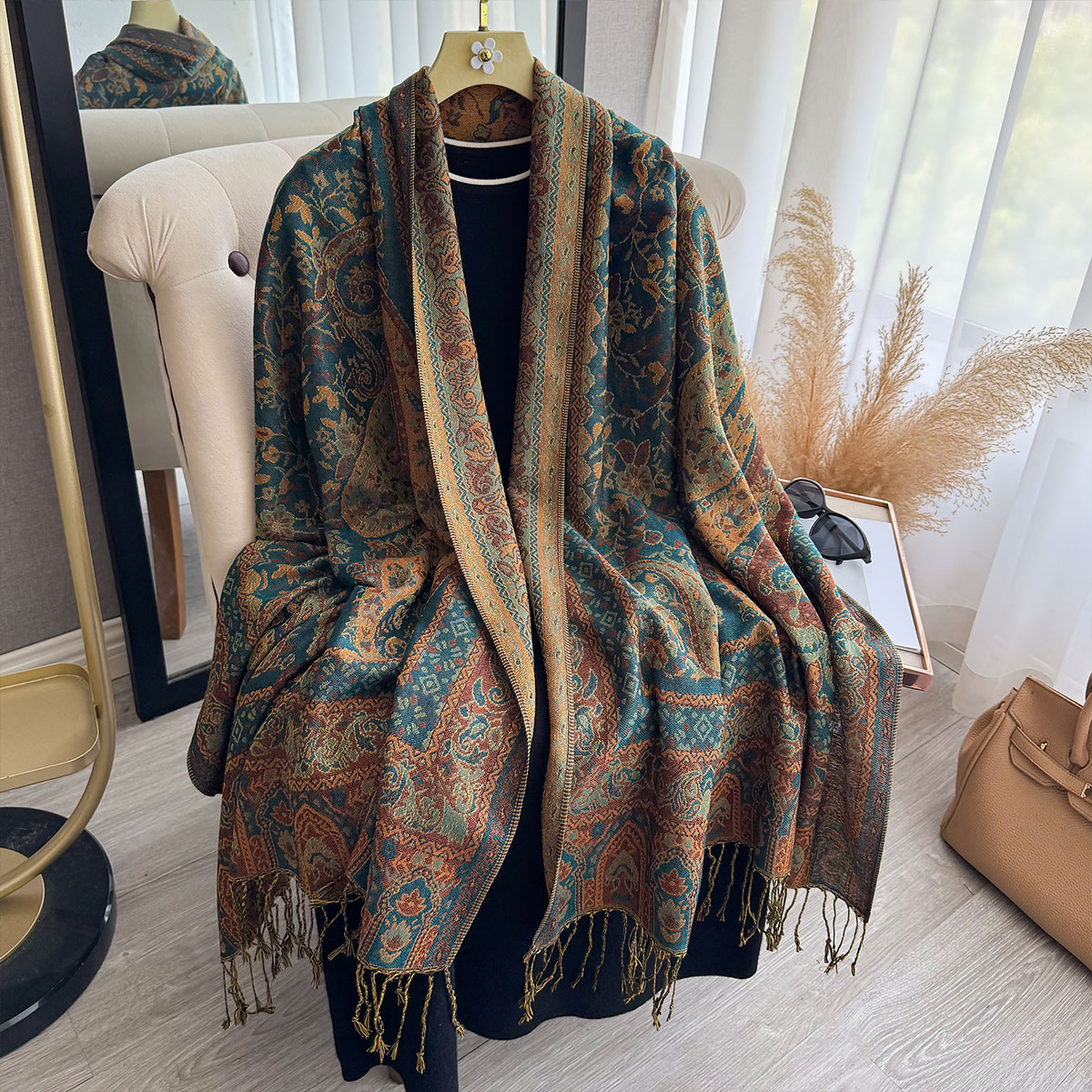 Одеяло с кисточками, дизайн, э – обзор и цена New Ethnic Fashion