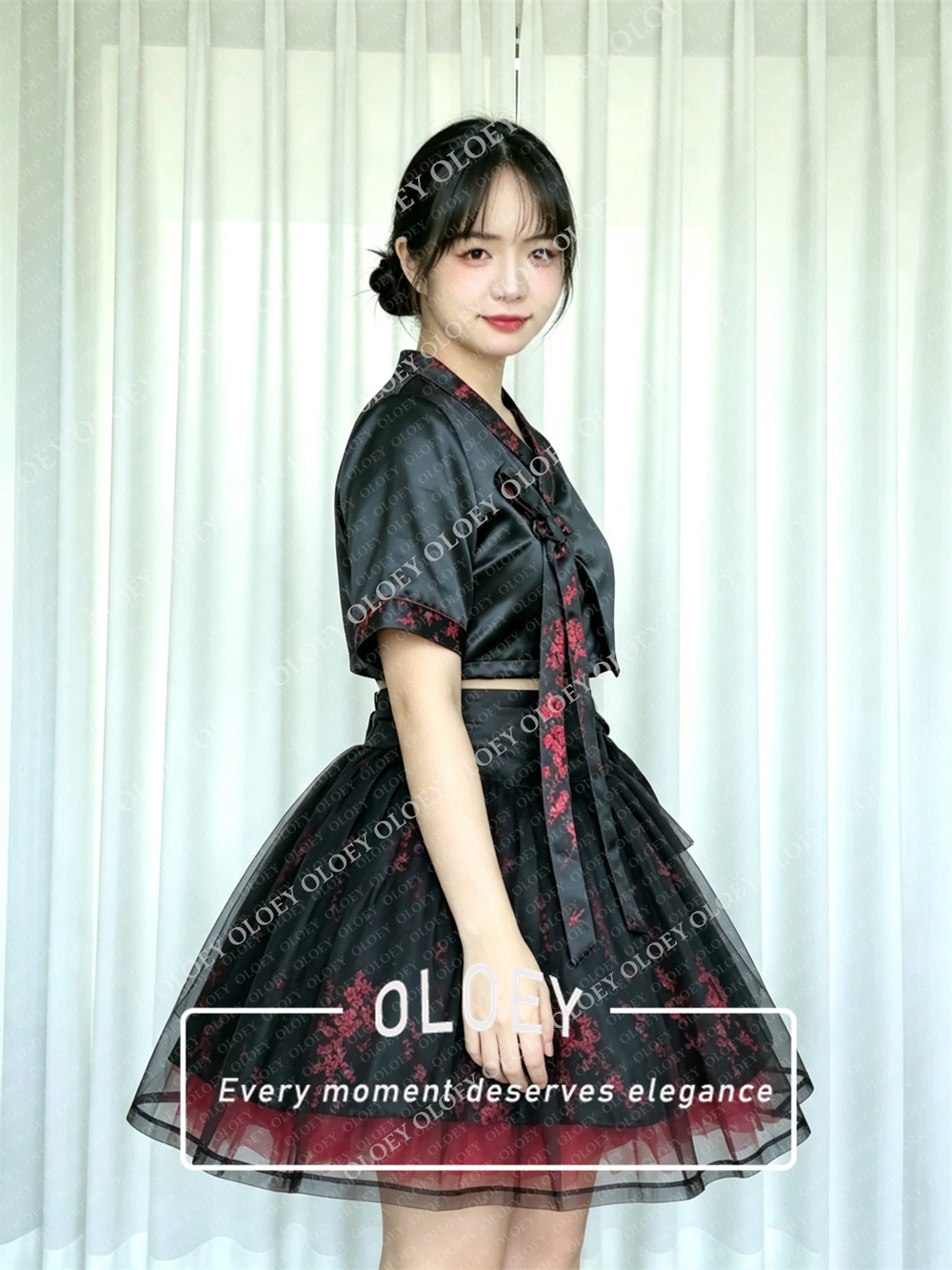 OLOEY Современный черный корот – обзор и цена Hanbok Modern Set