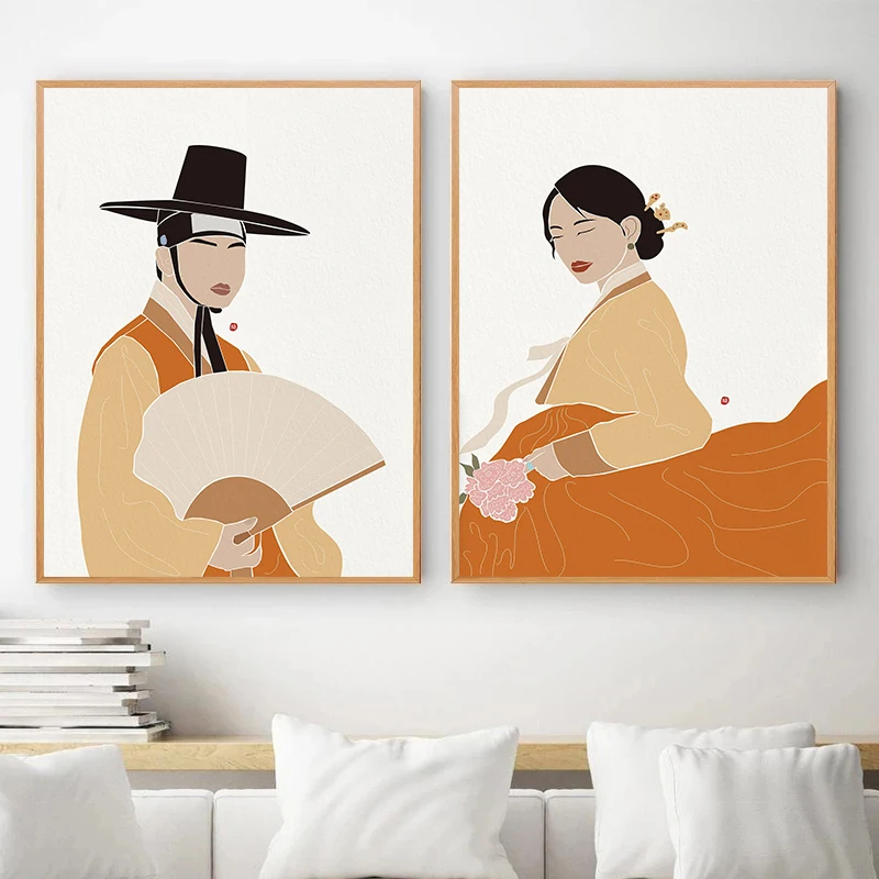Корейский ханбок в стиле бохо, – обзор и цена Hanbok Modern Set