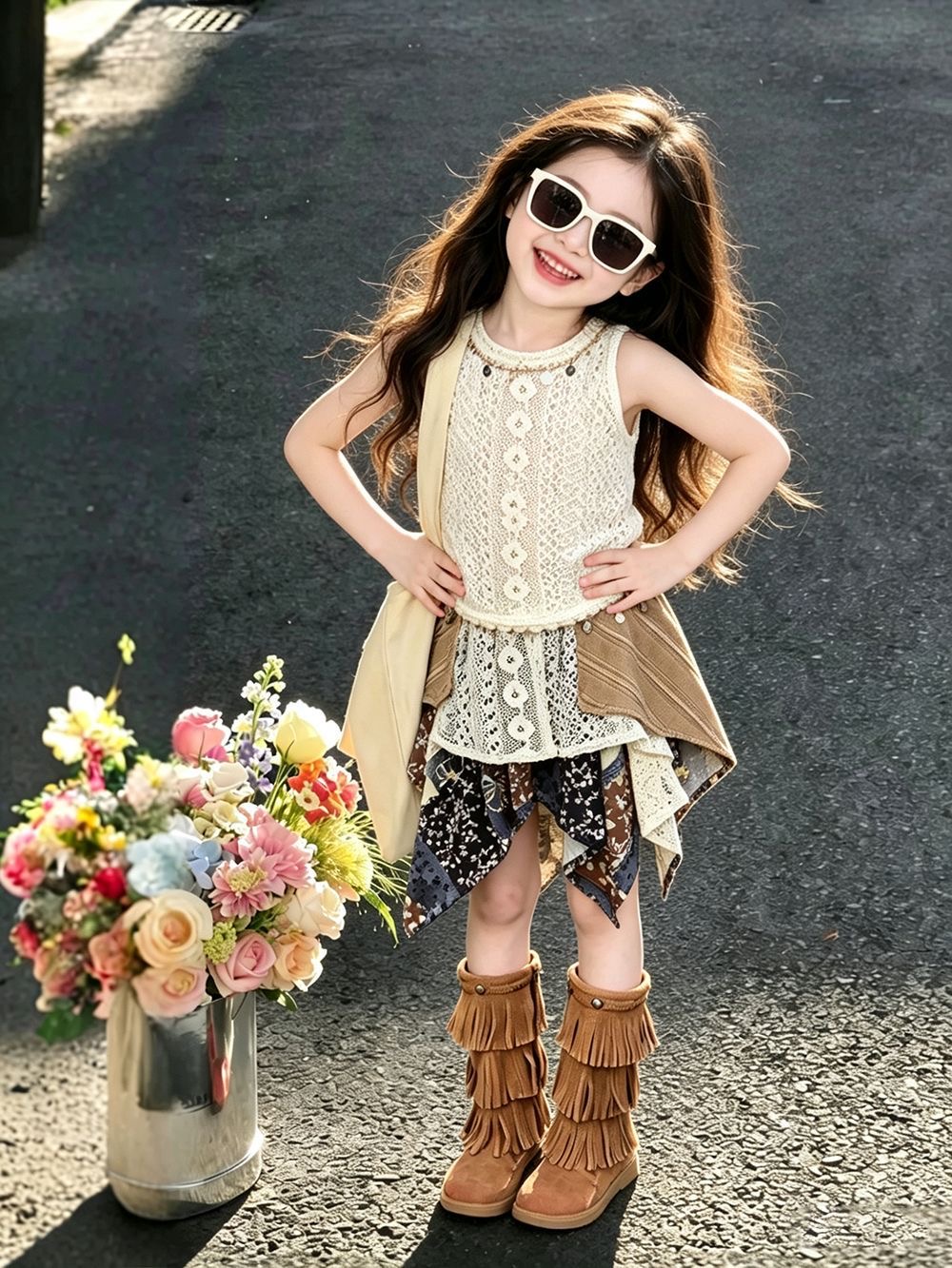 Летний комплект для девочек 20 – обзор и цена Kids Ethnic Fashion