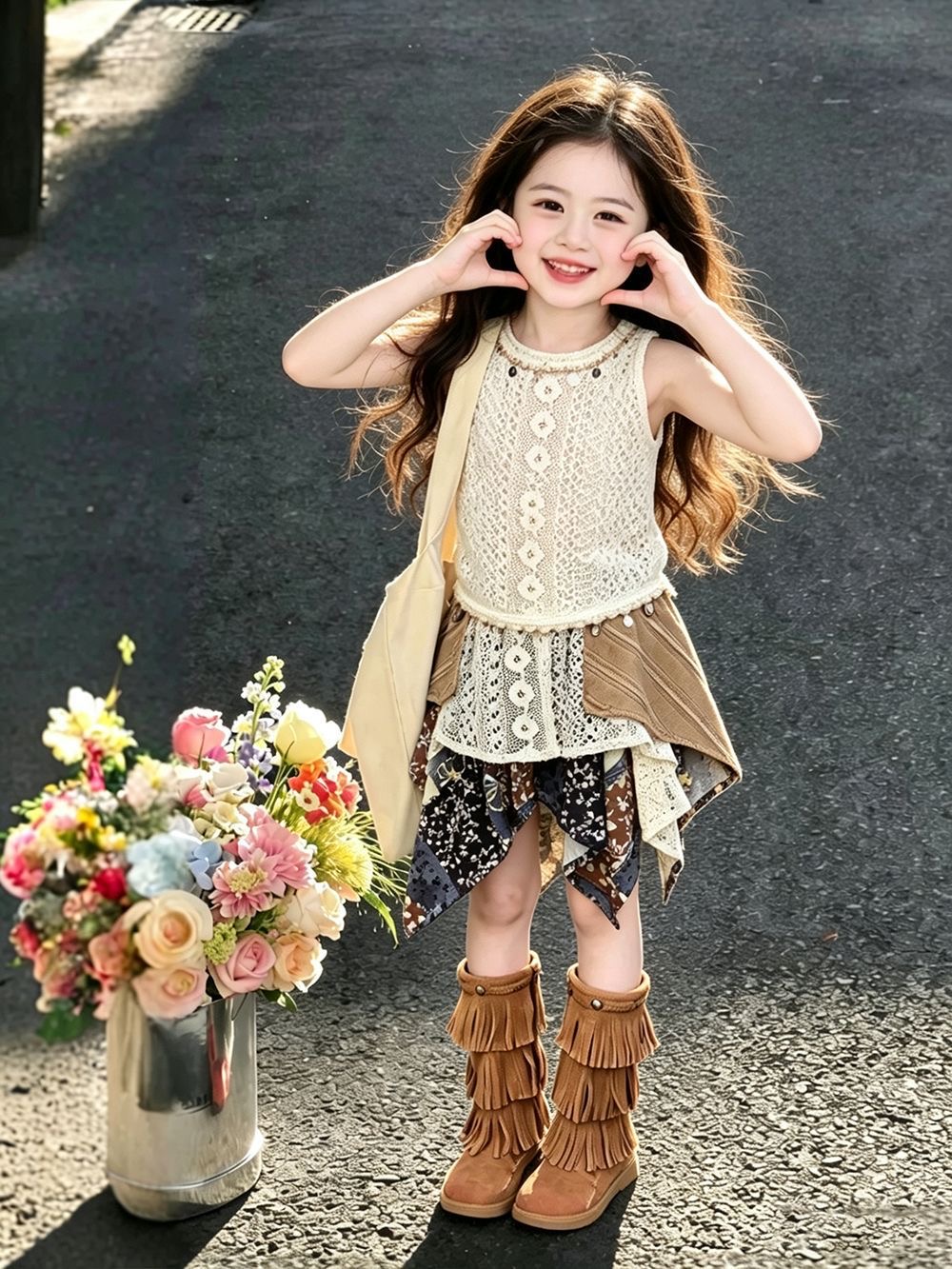 Летний комплект для девочек 20 – обзор и цена Kids Ethnic Fashion